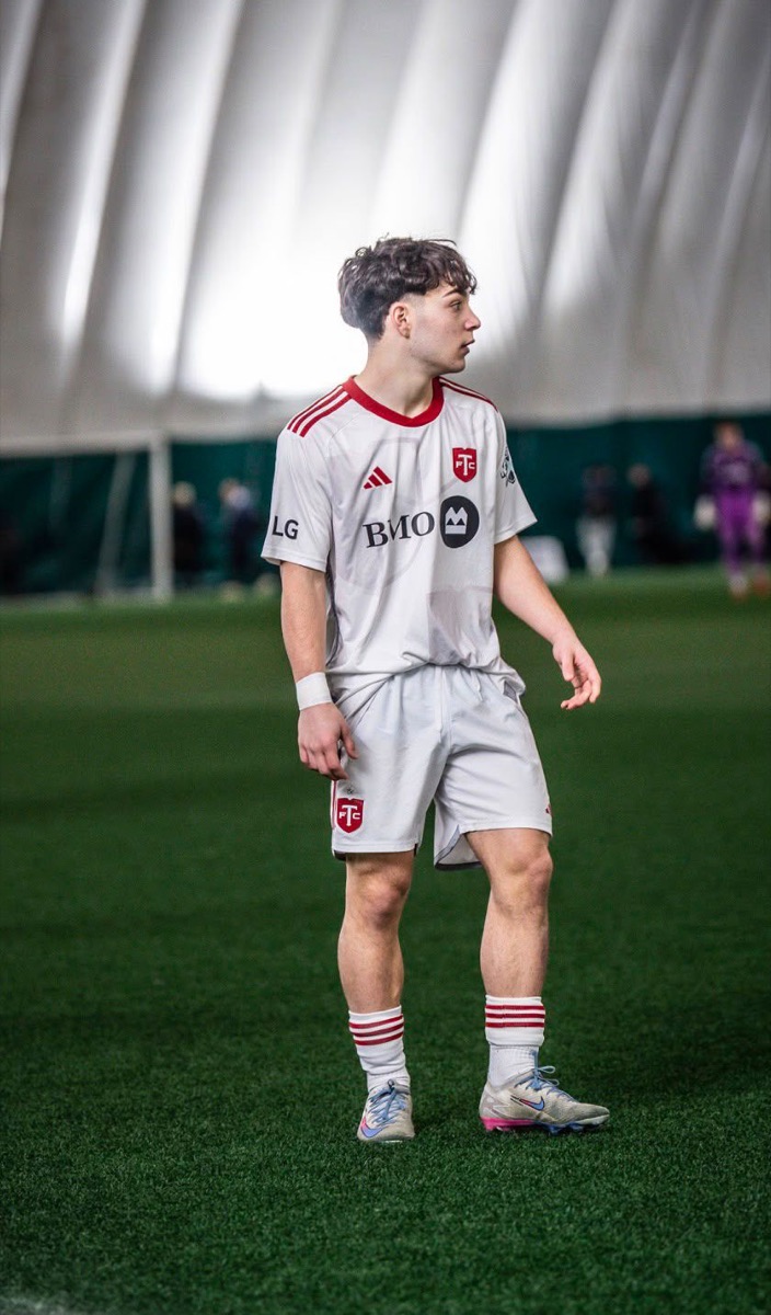 Christian Gallo during a training match